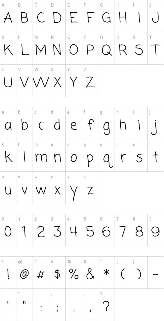 Coming Soon glyph set