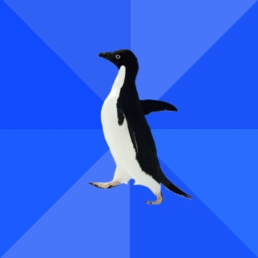 socially awkward penguin meme